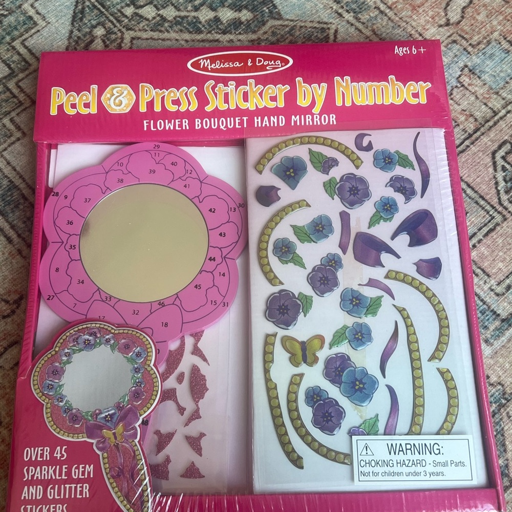 Melissa Doug new sticker by number mirror